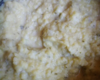 Purê de batata doce com salsinha