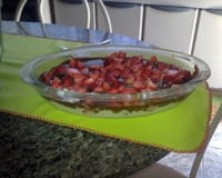 Delicia gelada de morango