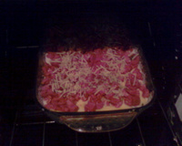 Torta salgada de espinafre e salsicha