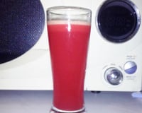 Suco de cenoura, beterraba, limão