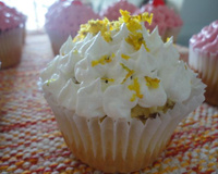 Cupcake de laranja delicioso