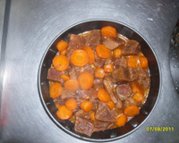 Carne assada com molho de cerveja preta