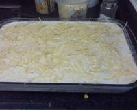 Lasanha de carne seca