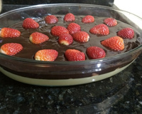 Delícia de morango com creme de ganache