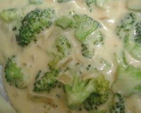 Molho branco com brócolis