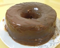 Bolo de chocolate meio amargo do Vitor