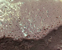 Mousse de uva com iogurte