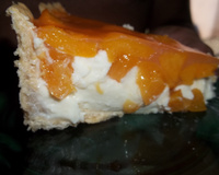 Torta gelada de pêssego da Bianca