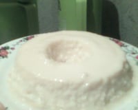 Pudim de leite condensado e creme de leite