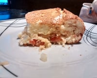 Torta de frango de liquidificador deliciosa e fácil