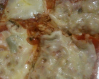 Pizza fácil de frango