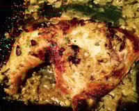 Frango assado na cerveja - chef Vitor Monteiro