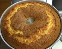 Bolo de fubá fofinho