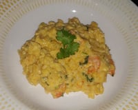 Risoto de camarão (simples)