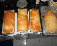 Pão caseiro com leite condensado