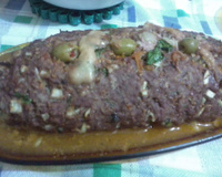 Rocambole de carne moída