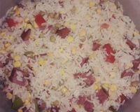 Arroz temperado à Kamila