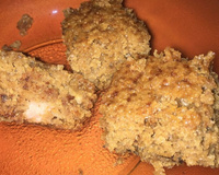 Bolo fit de banana, ameixa e damasco