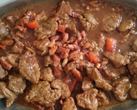 Lombo de porco com tomate