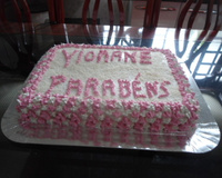 Bolo Branco de Liquidificador