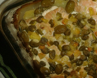 Salmão ao molho de maracujá