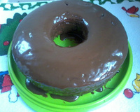Bolo de chocolate no liquidificador