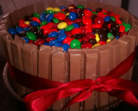 Bolo de Kit Kat à minha moda