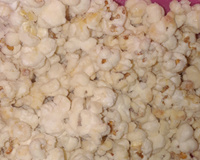 Pipoca doce de leite em pó