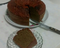 Bolo integral de beterraba