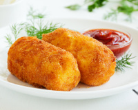 Esse é o bolinho mais crocante já visto por humanos feito na airfryer: e o recheio é beeeeem queijudo