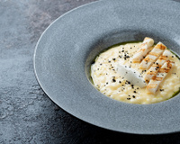 Risoto com cream cheese