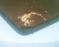 Bolo de chocolate com recheio de limão