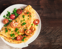 Omelete com farinha de trigo fica bom? Veja a receita e tire suas conclusões