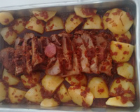 Lagarto bovino recheado