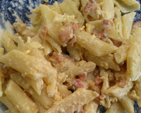 Penne à carbonara diferente