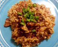 Arroz com rabada delicioso