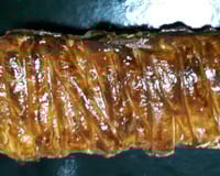 Pão semi folhado de presunto