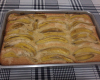 Torta fácil de banana