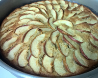 Bolo de maçã simples e rápido