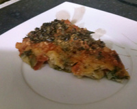 Torta de tomate com linguiça calabresa