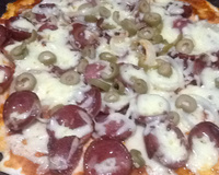Massa de pizza simples