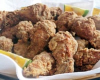 Coxa de frango empanada