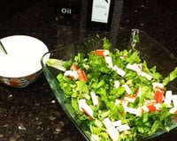 Salada Verde com Kani - Kama