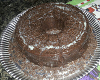 Bolo simples de chocolate