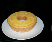 Bolo de milho no liquidificador