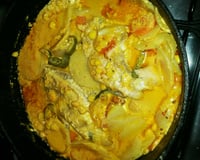 Peixe com creme de leite