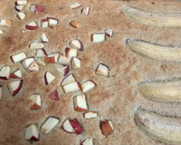 Bolo diet de banana, sem farinha e sem açúcar