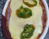 Arroz de forno com carne moída