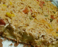 Pizza rápida de liquidificador