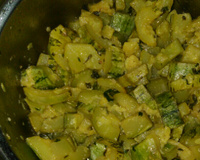 Abobrinha refogada no azeite